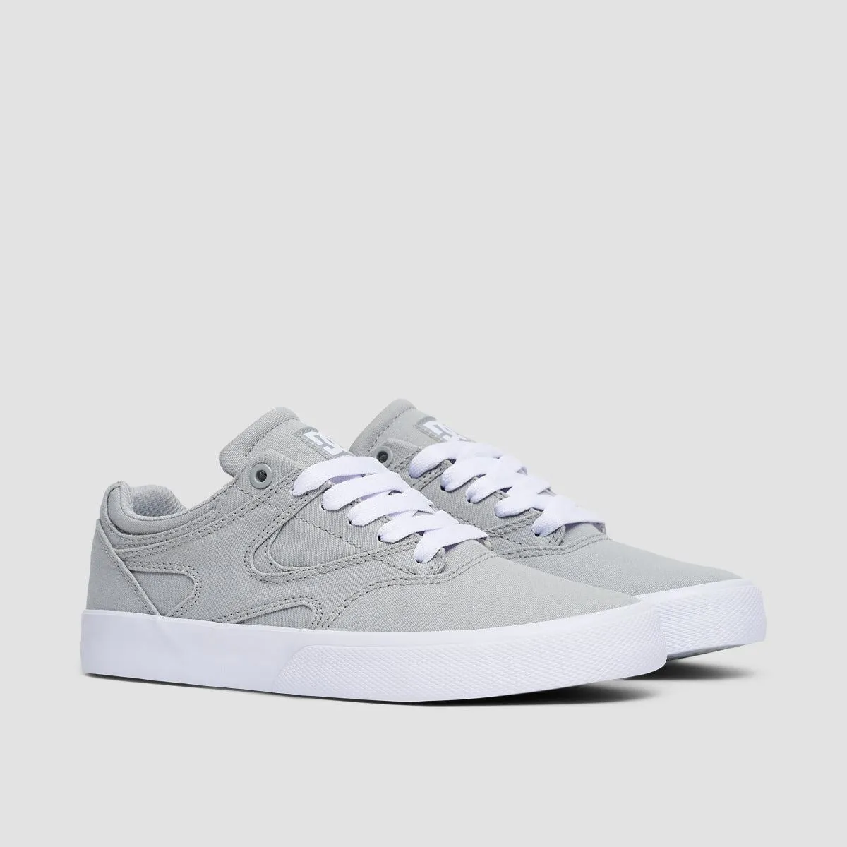 DC Kalis Vulc Shoes - Grey/White - Womens