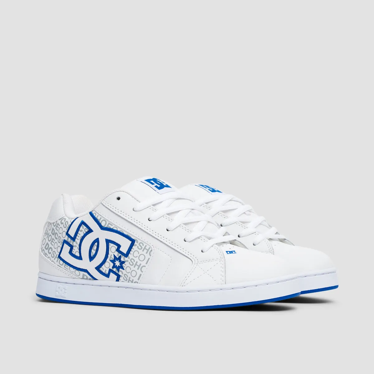 DC Net Shoes - White/Grey/Blue
