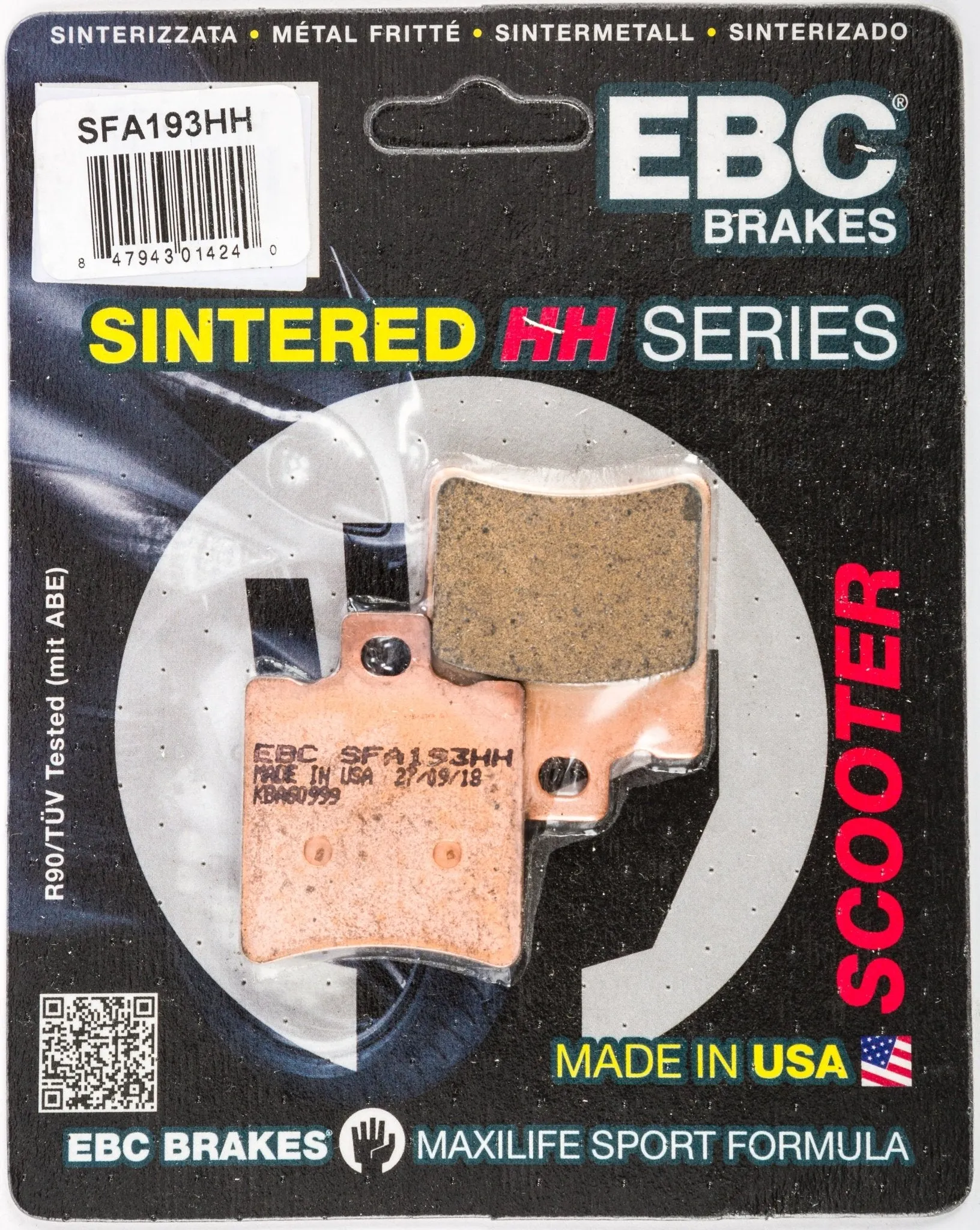 EBC SFA193HH Sintered HH Brake Pads