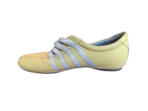 Ecco Yellow Slip On Sneakers