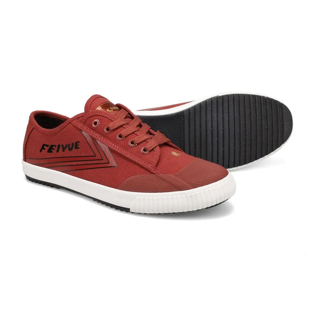 Feiyue Footwear Fe Lo 1920 Canvas CNY Martial Arts/Gym/Lifing Shoes - Rosewood / Black / Gold