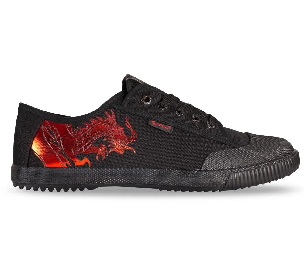 Feiyue Footwear Fe Lo TL BL Dragon Martial Arts/Gym/Lifing Shoes - Black / Red