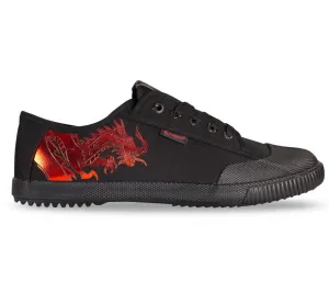 Feiyue Footwear Fe Lo TL BL Dragon Martial Arts/Gym/Lifing Shoes - Black / Red