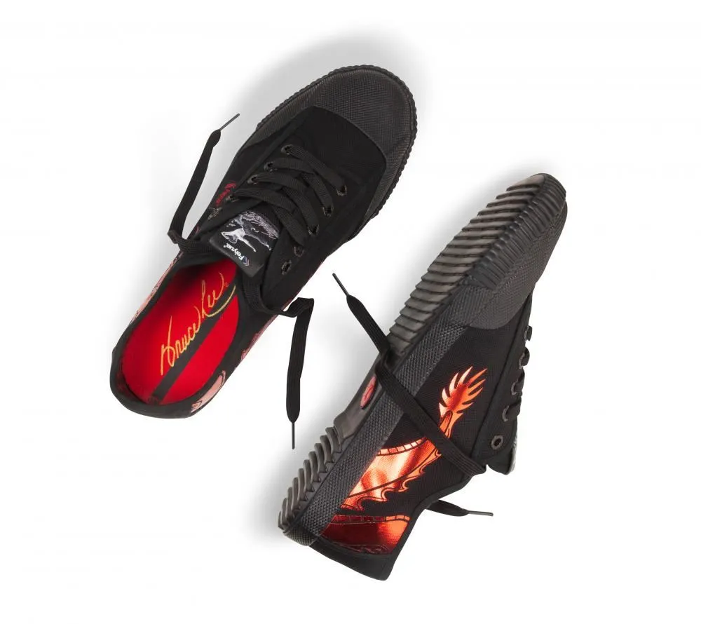 Feiyue Footwear Fe Lo TL BL Dragon Martial Arts/Gym/Lifing Shoes - Black / Red