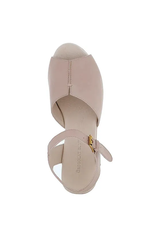 FINAL SALE: Chocolat Blu Giannis in Nude Leather