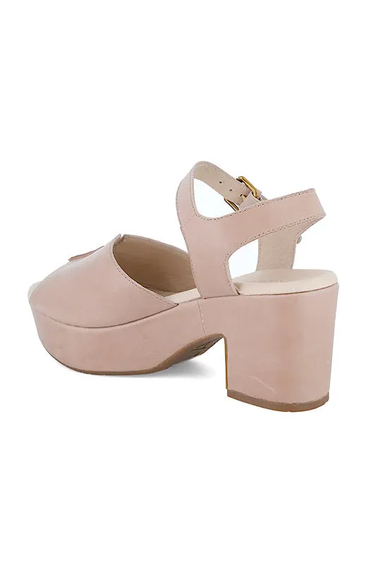FINAL SALE: Chocolat Blu Giannis in Nude Leather