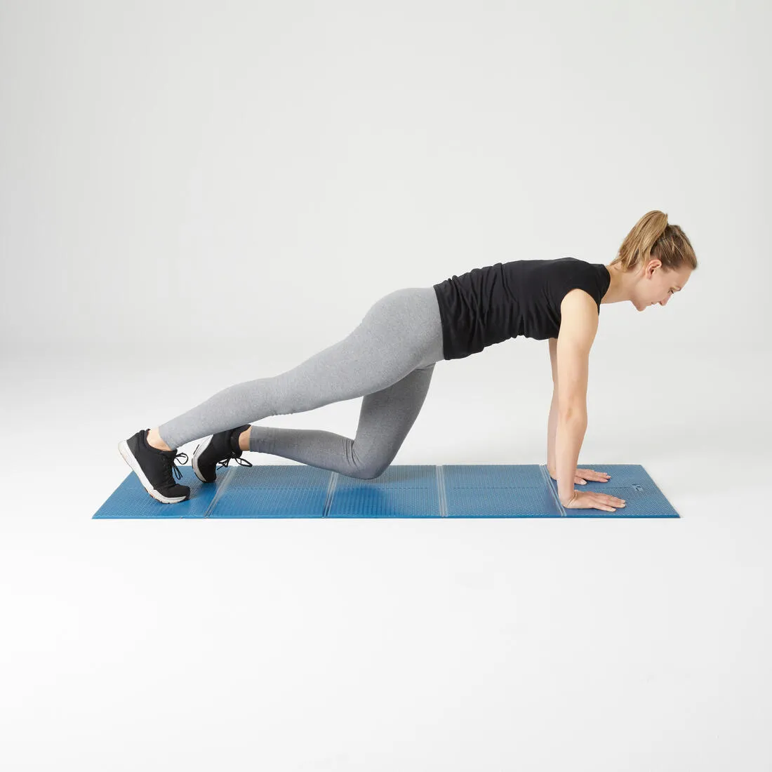 Folding Fitness Mat 100 - 160 cm x 58 cm x 7 mm