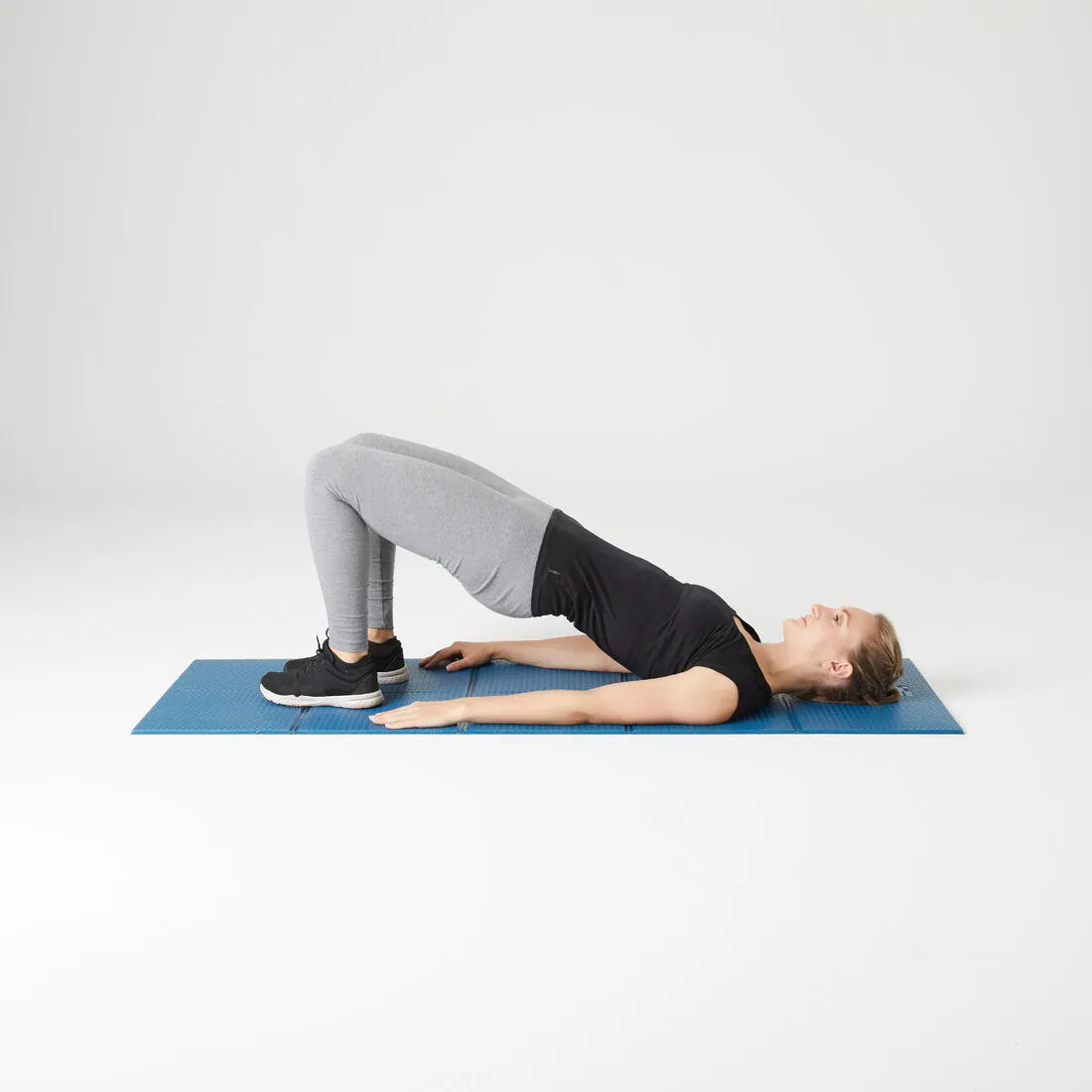 Folding Fitness Mat 100 - 160 cm x 58 cm x 7 mm