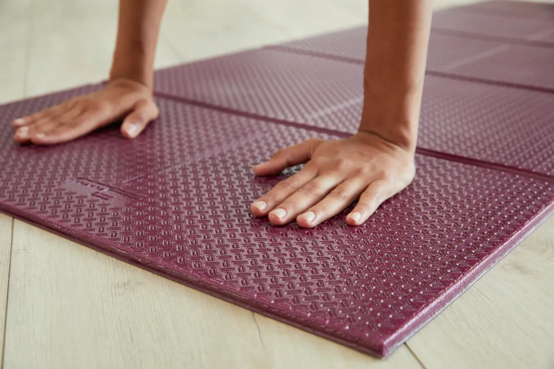 Folding Fitness Mat 100 - 160 cm x 58 cm x 7 mm