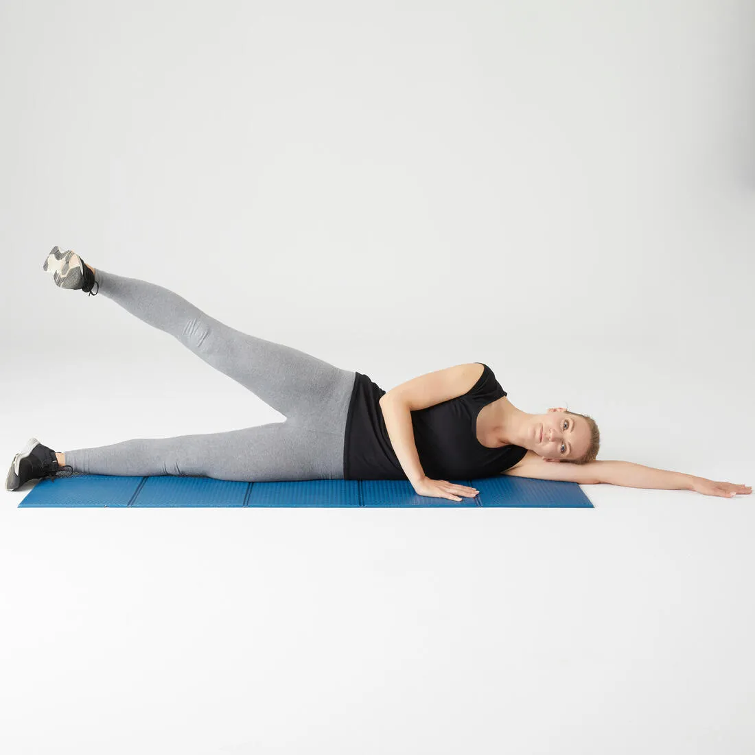Folding Fitness Mat 100 - 160 cm x 58 cm x 7 mm