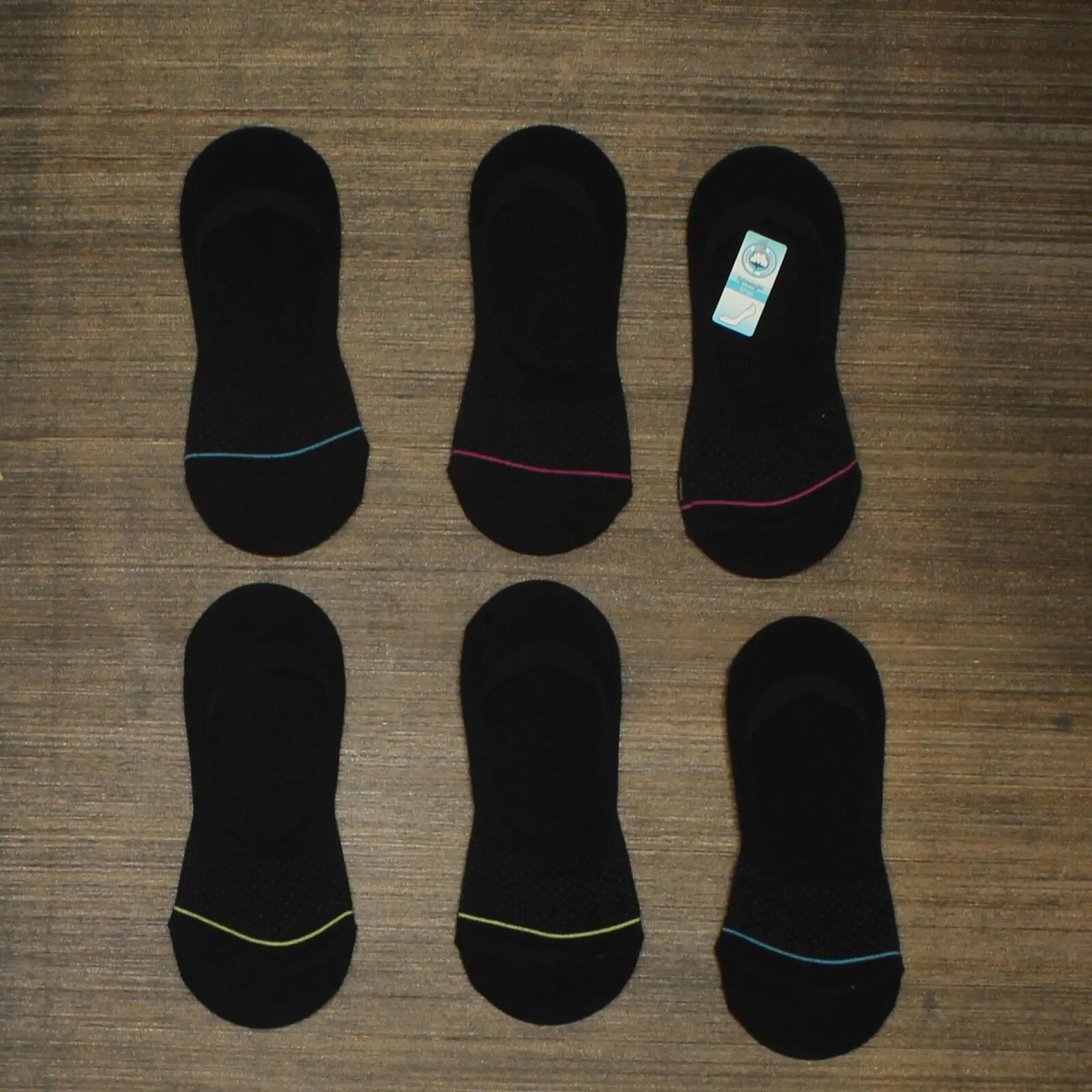 Fruit Of The Loom Women's Breathable Cotton 6pk Liner Athletic Socks Black 4-10