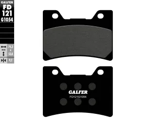GALFER FD121G1054 Semi-Metallic Brake Pads
