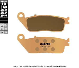 GALFER FD140G1370 HH Sintered Brake Pads