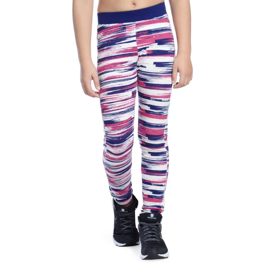Girls' Printed Gym Leggings - Pink