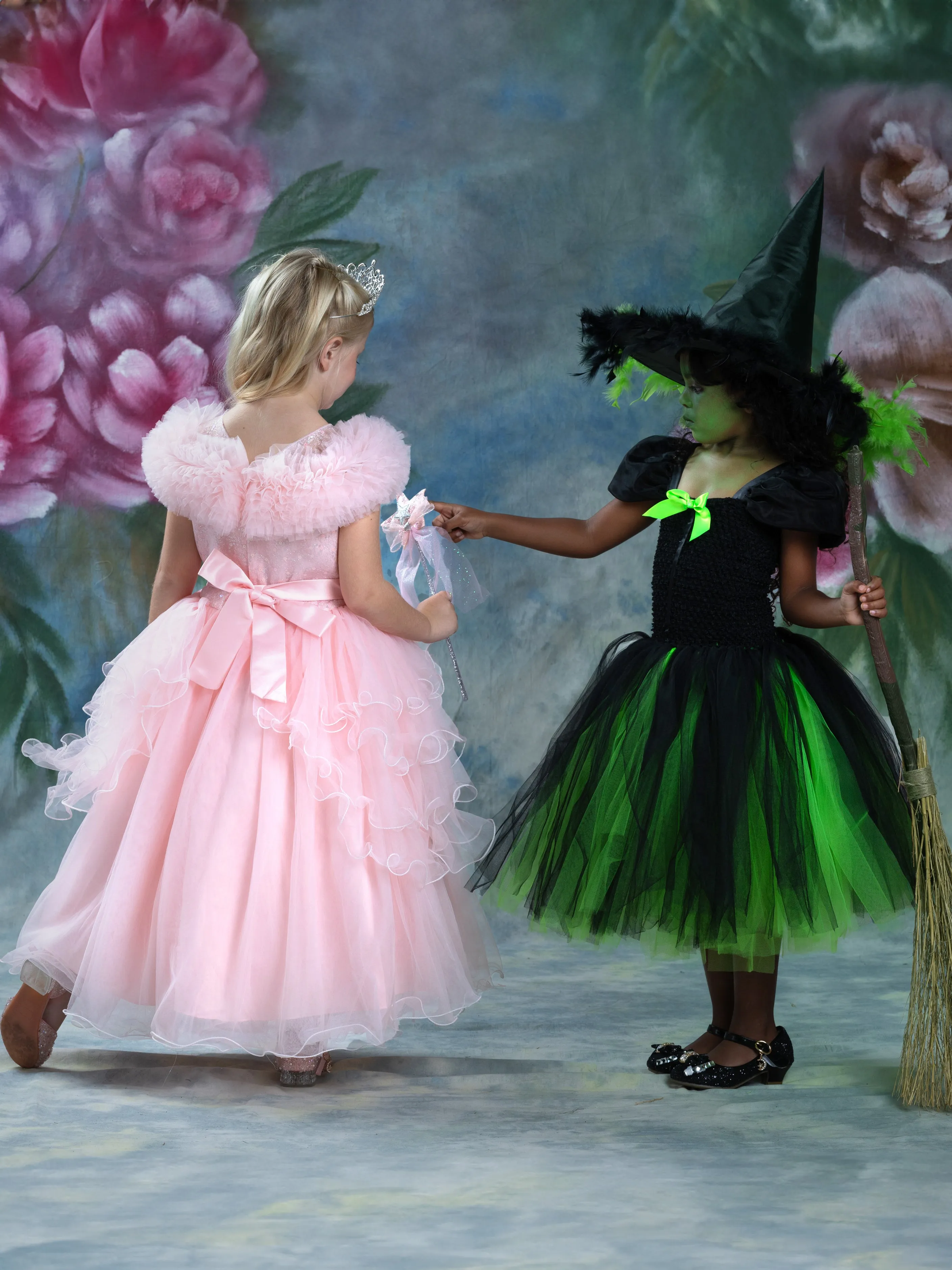 Girls Wicked Green Witch Costume Dress