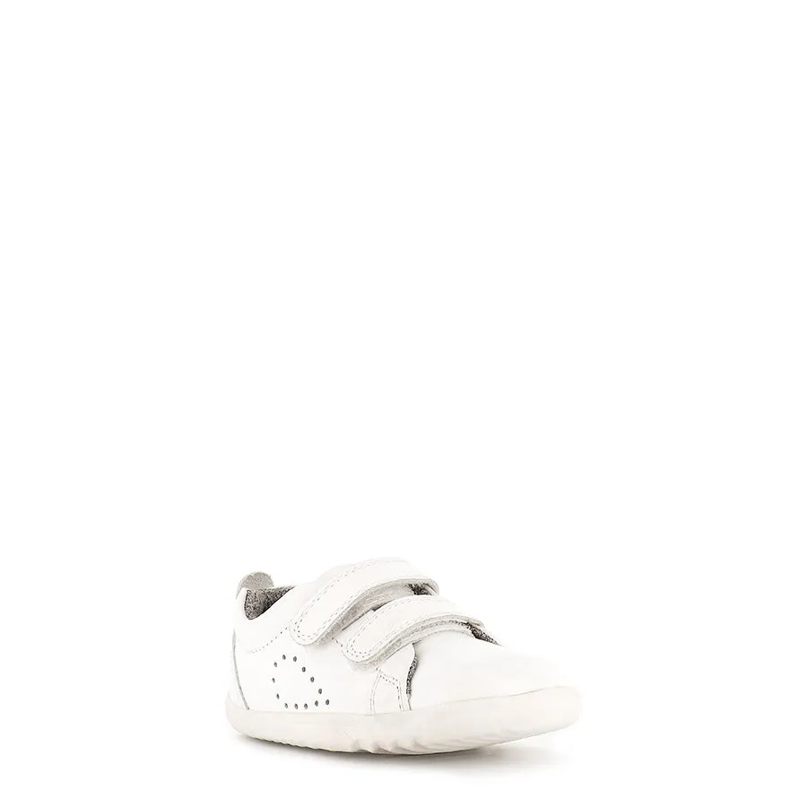 GRASS COURT STEP UP - WHITE LEATHER