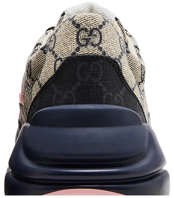 Gucci Rhyton Sneaker 'Beige Blue Monogram' Sneakers for Women