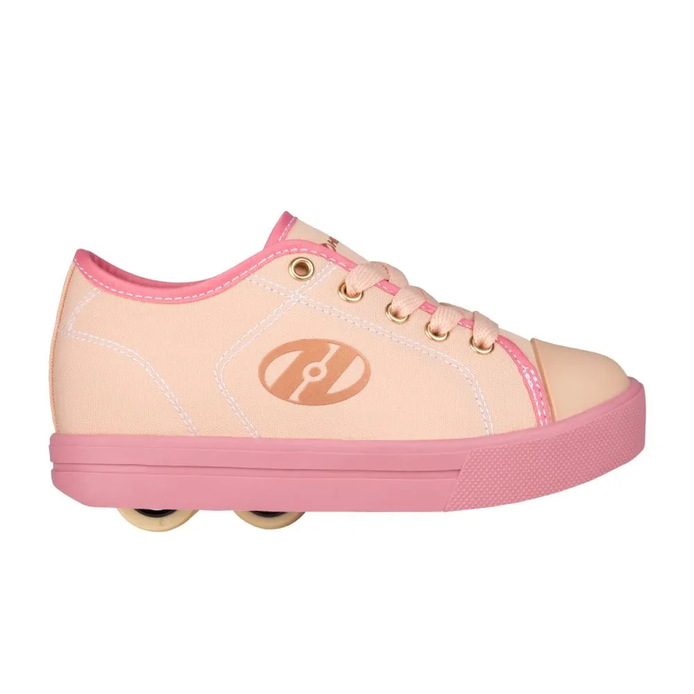 Heelys Classic X2 Shoes - Pink/Rose Gold Canvas