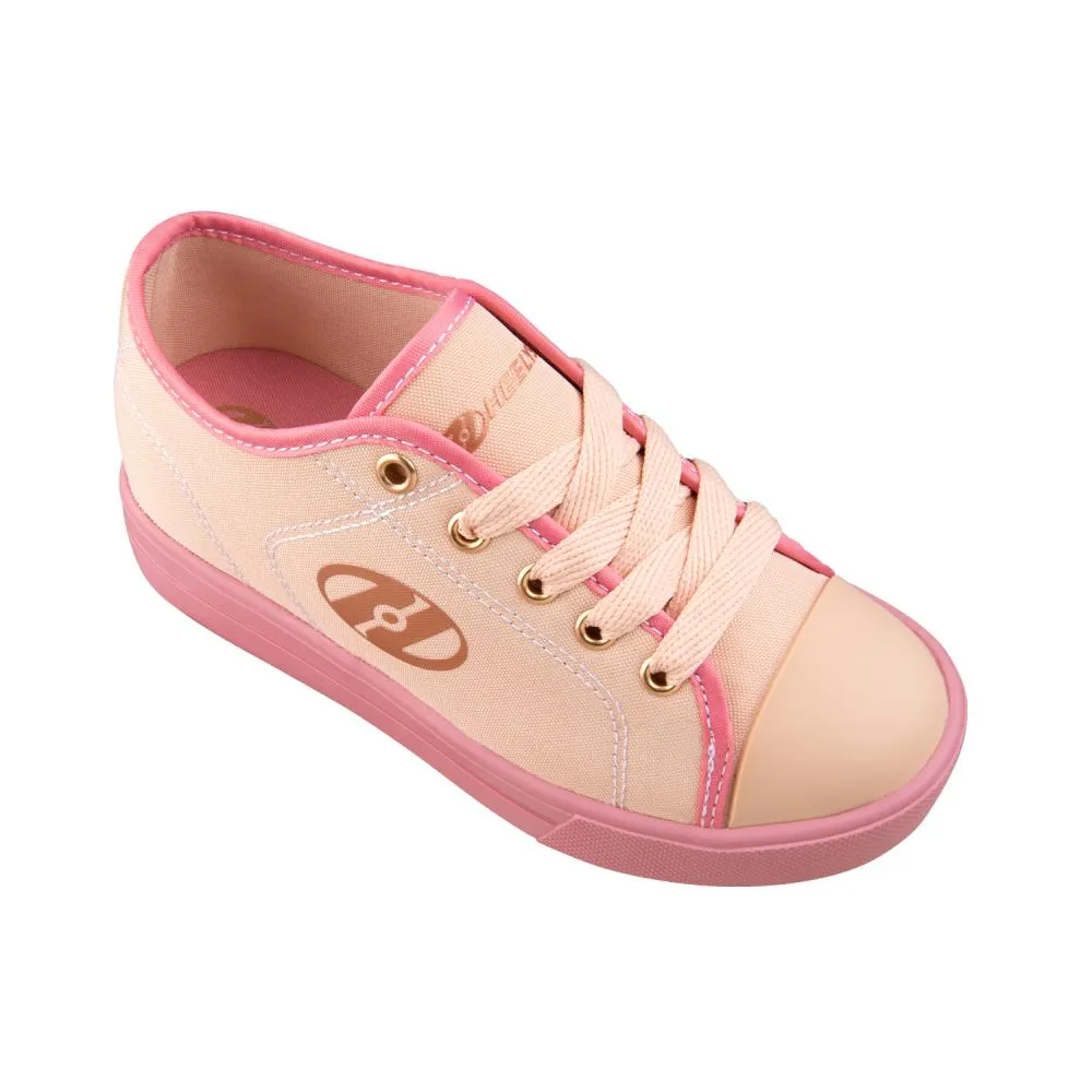 Heelys Classic X2 Shoes - Pink/Rose Gold Canvas