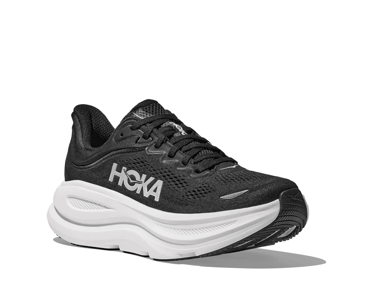 Hoka - Bondi 9 - Men's - Black/White