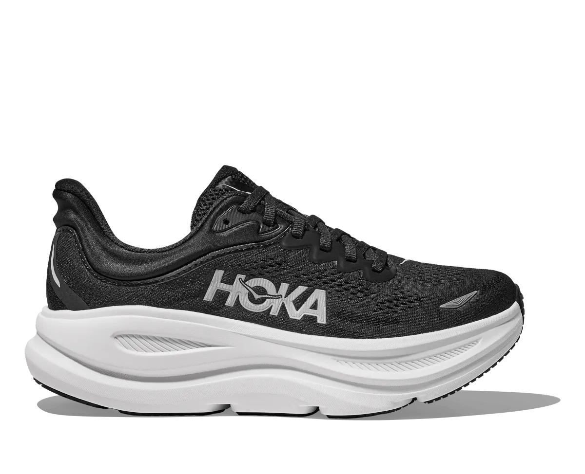 Hoka - Bondi 9 - Men's - Black/White