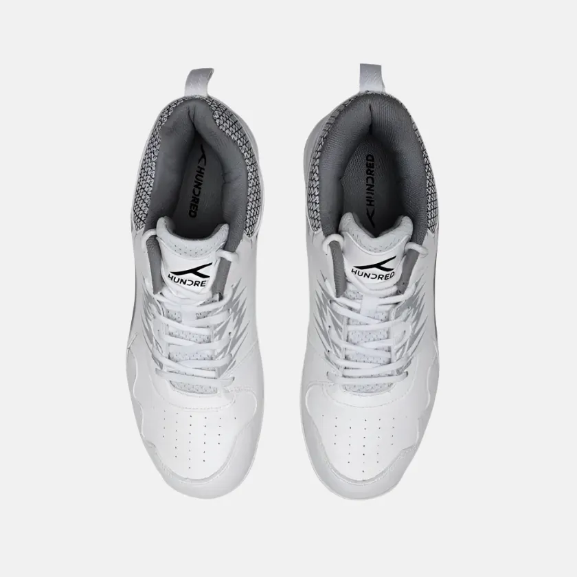 Hundred CourtFuse Men's Tennis Shoes -White/Light Grey/Black