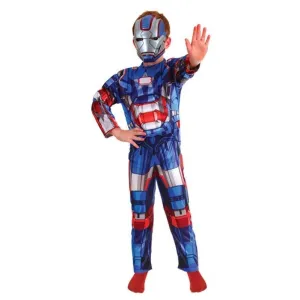 Iron Man Iron Patriot Deluxe Costume Size 4 6