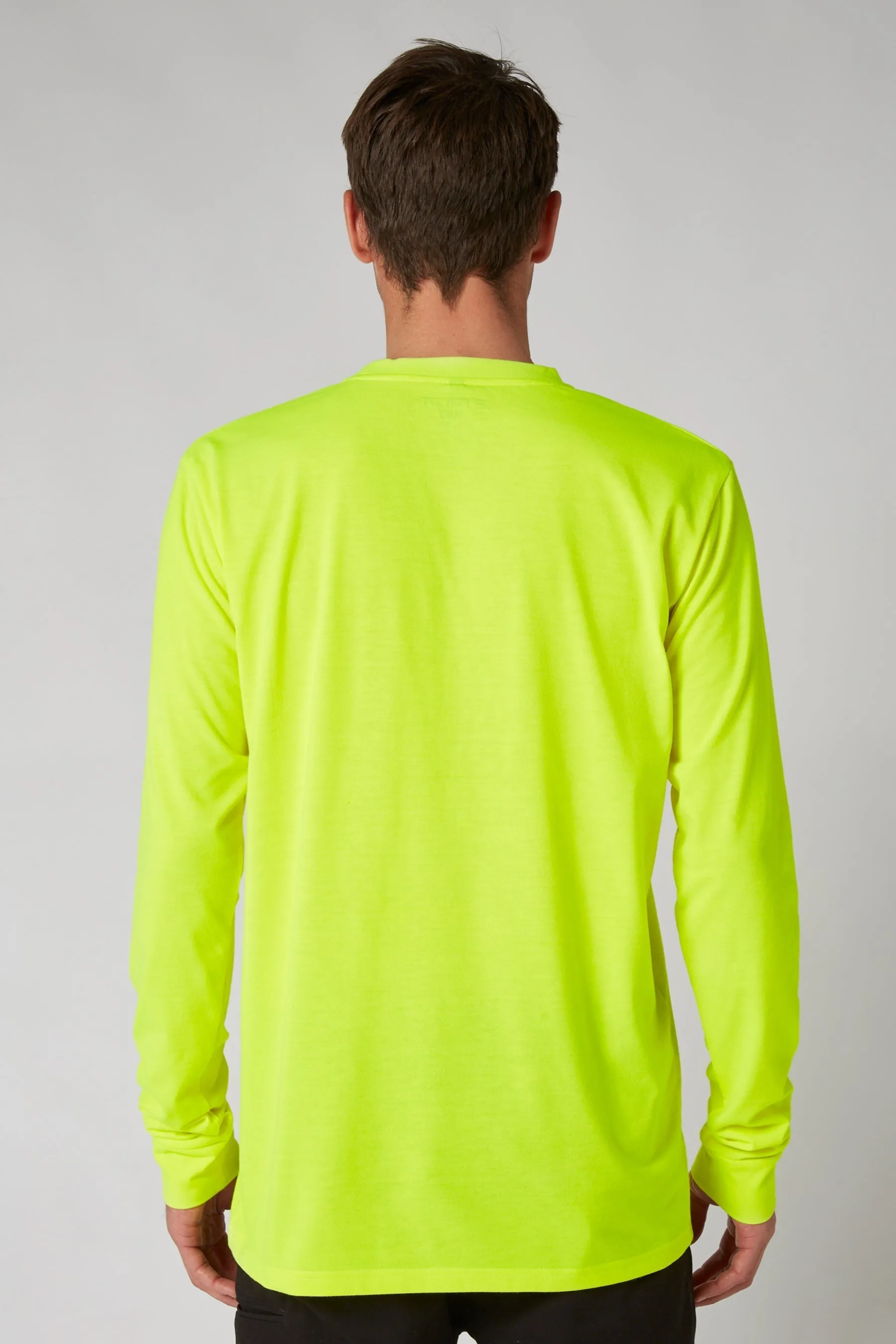 JP Low Hit Mens L/S Tee - Hi Vis Orange