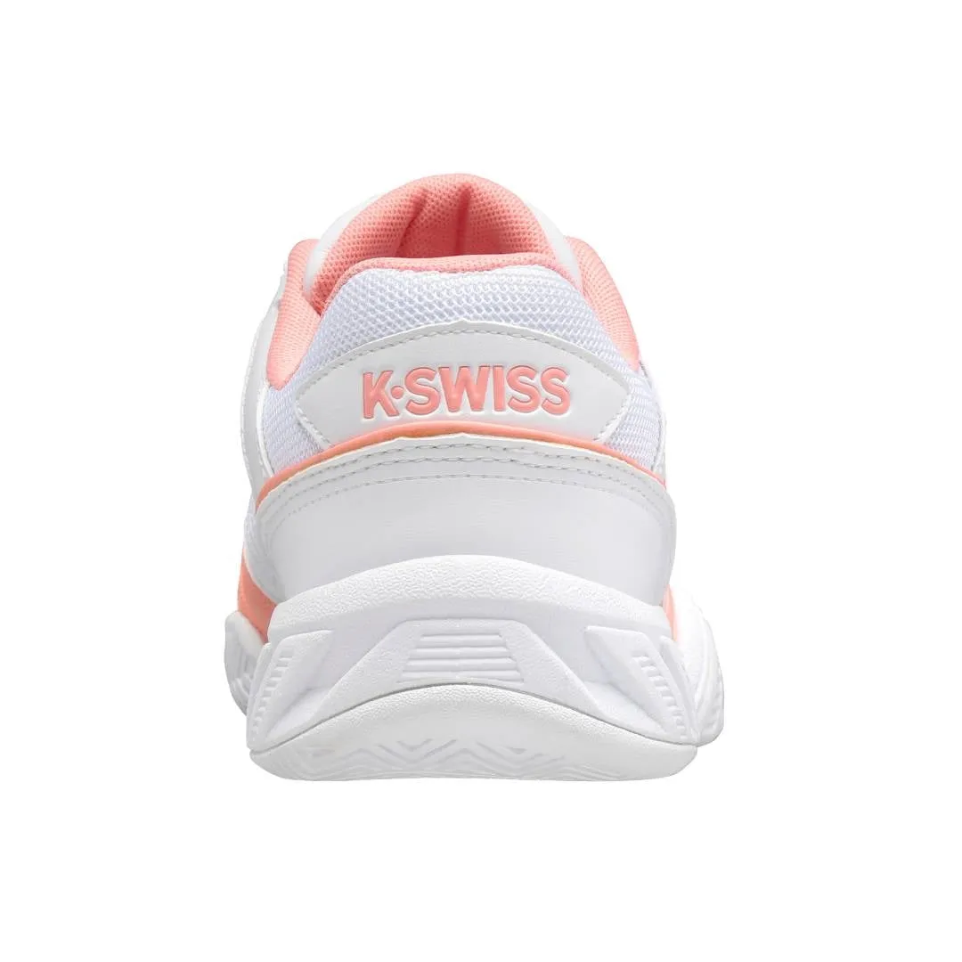 K-Swiss Bigshot Light 4 Women's Tennis shoe (White/Peach)