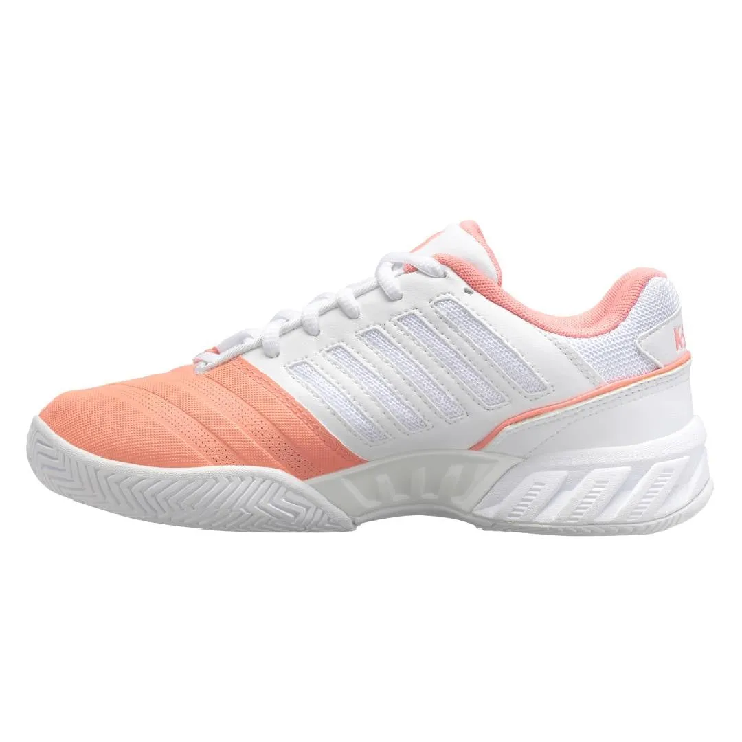 K-Swiss Bigshot Light 4 Women's Tennis shoe (White/Peach)