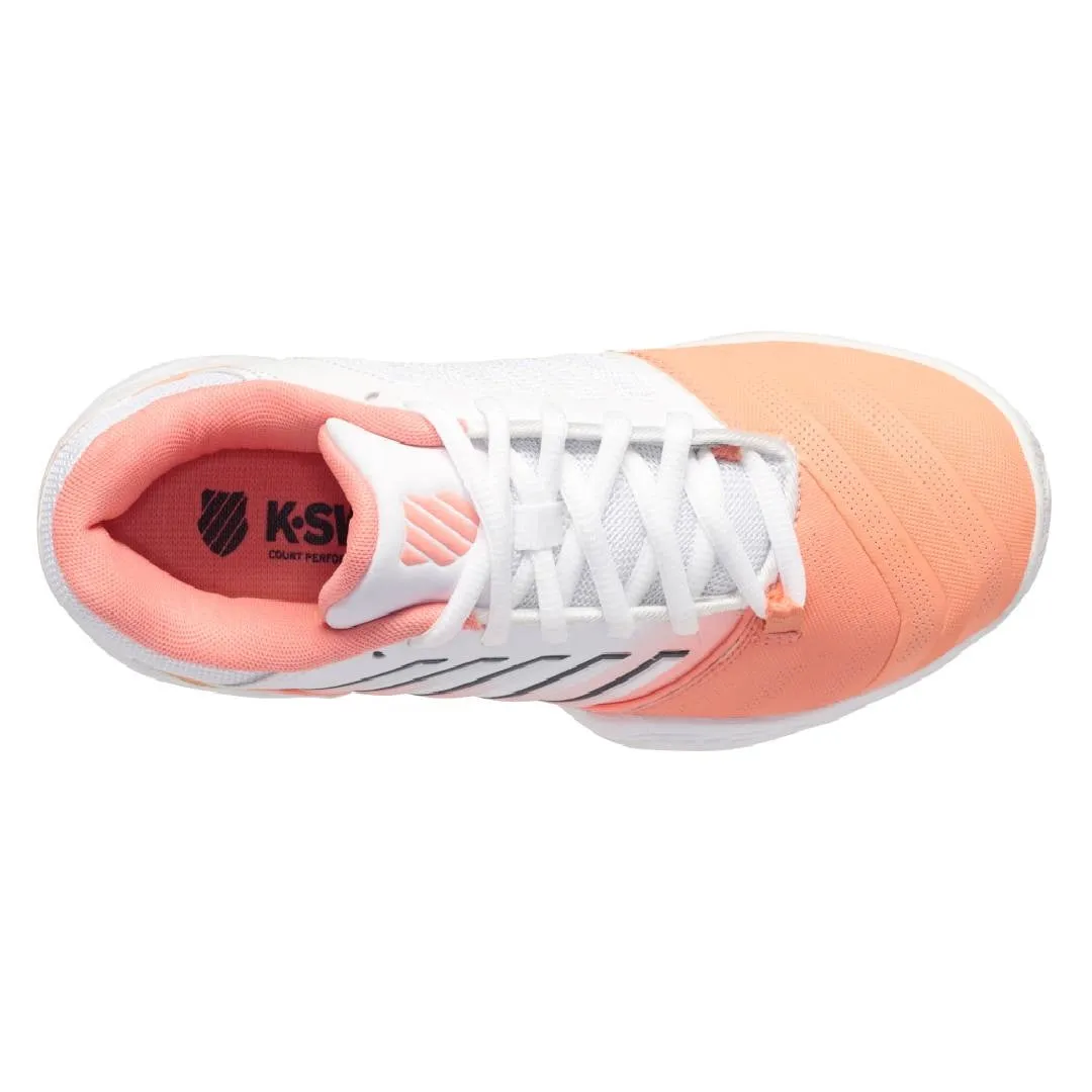 K-Swiss Bigshot Light 4 Women's Tennis shoe (White/Peach)