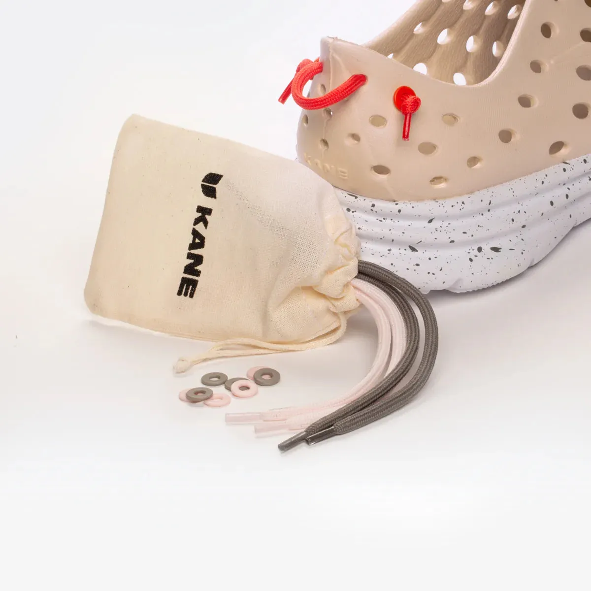 KANE Unisex's Revive Shoe - Sandstone/White Speckle