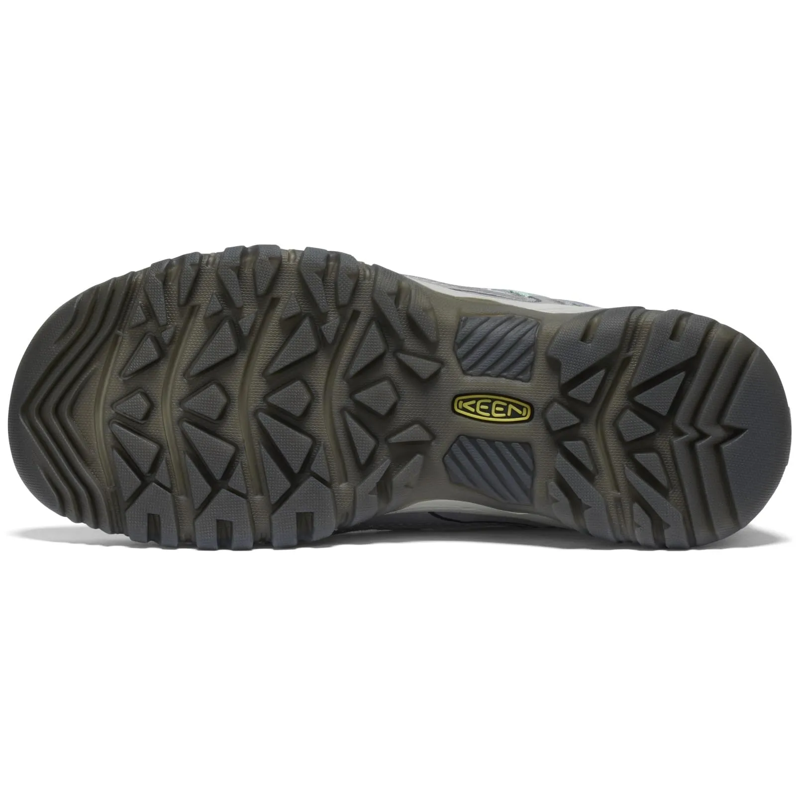 KEEN Women's Targhee 4 Vent Durable Breathable Hiking Shoes, Alloy/Granite Green, 11
