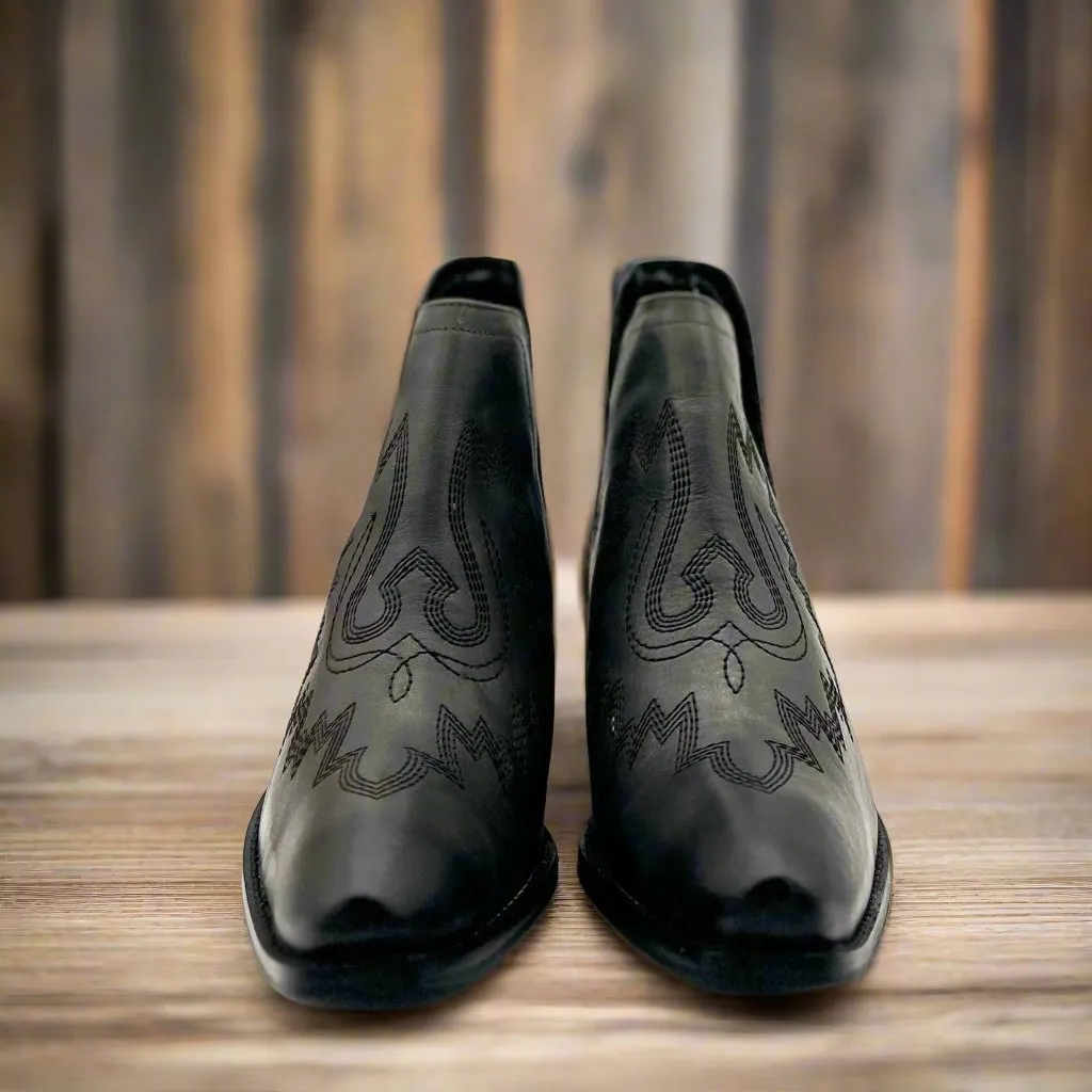 Kickin' A And Taking Names Booties in Black