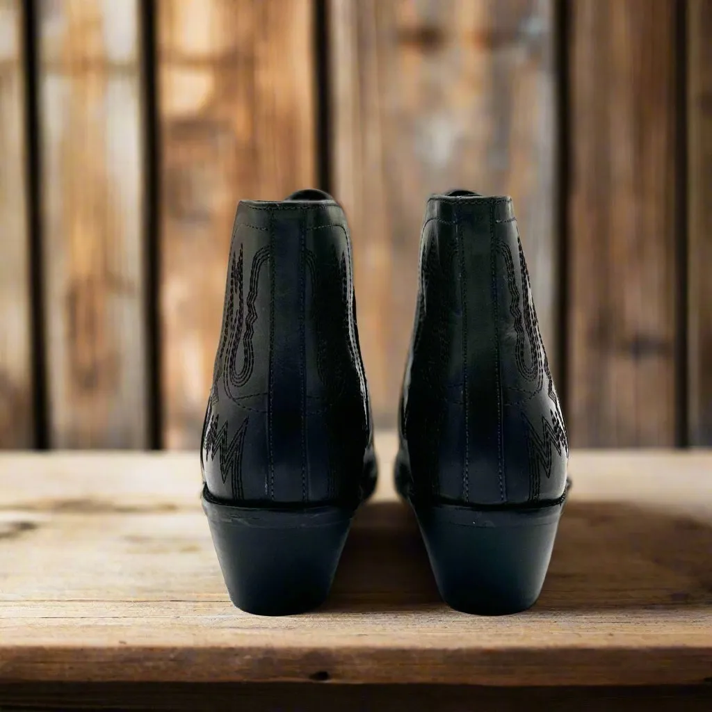 Kickin' A And Taking Names Booties in Black