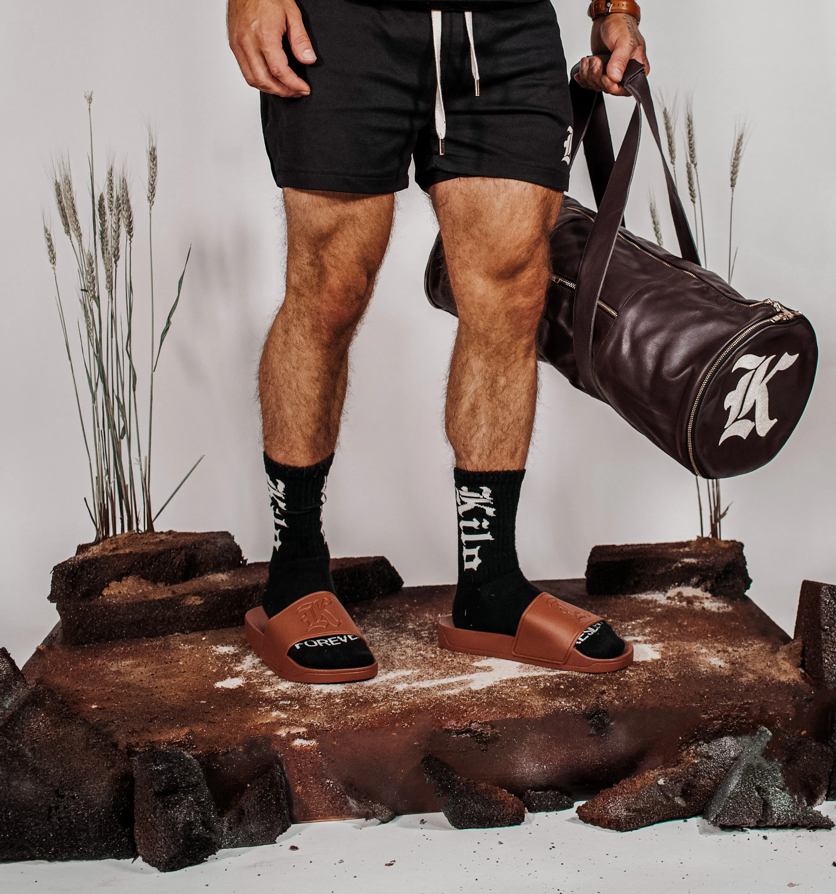 Kilo Slides (Saddle Brown)