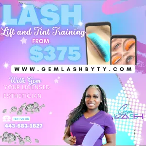 Lash Lift & Tint Training (Deposit)