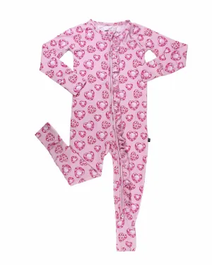 Lev Baby Jade Ruffled Poppy Convertible Zipper Romper
