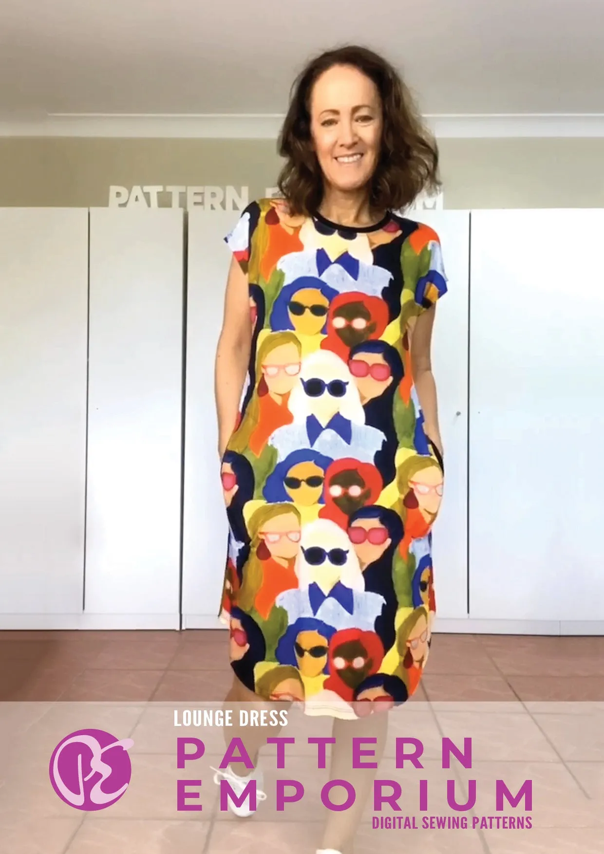Lounge Dress | Relaxed Fit Dress Sewing Pattern