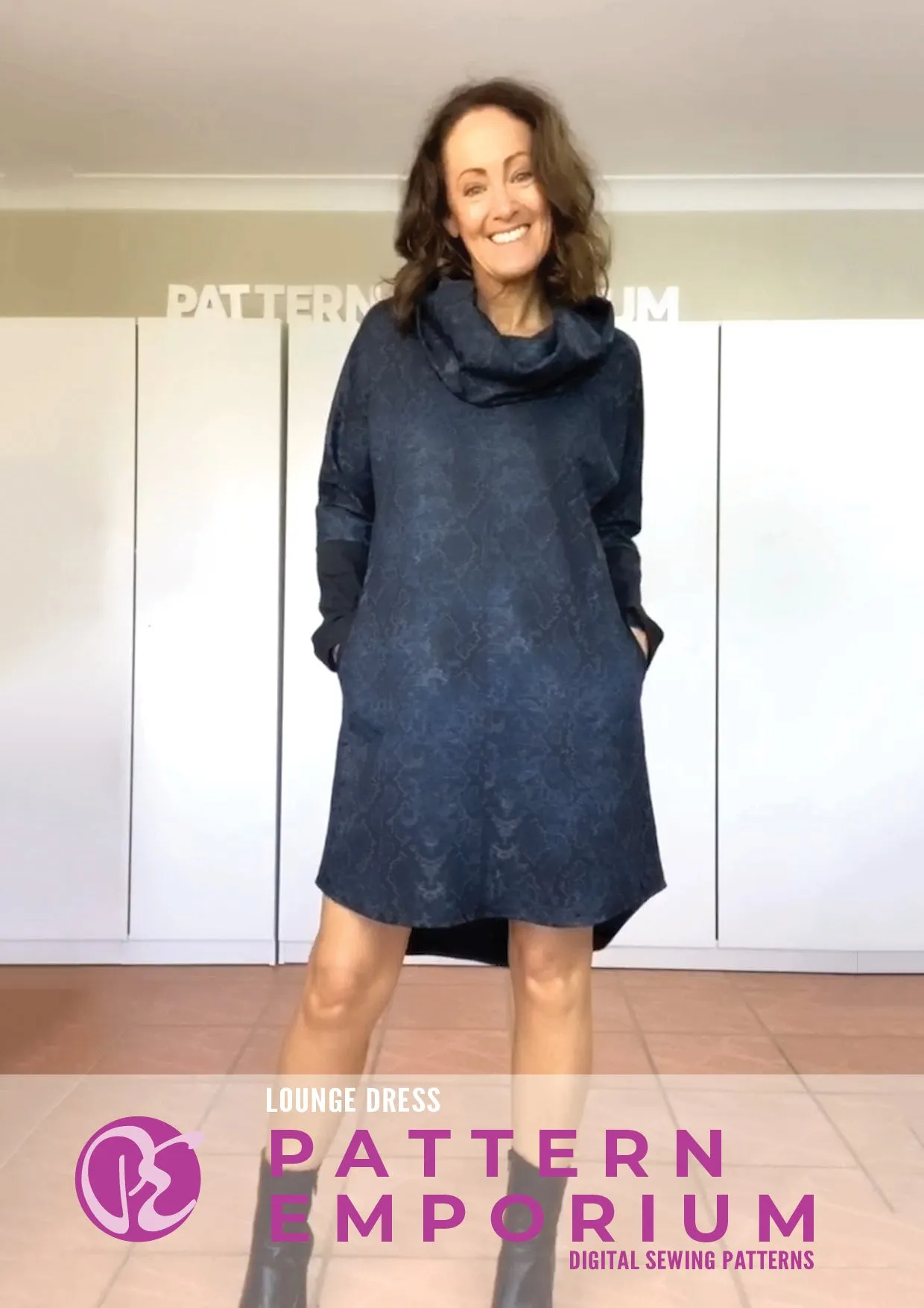 Lounge Dress | Relaxed Fit Dress Sewing Pattern