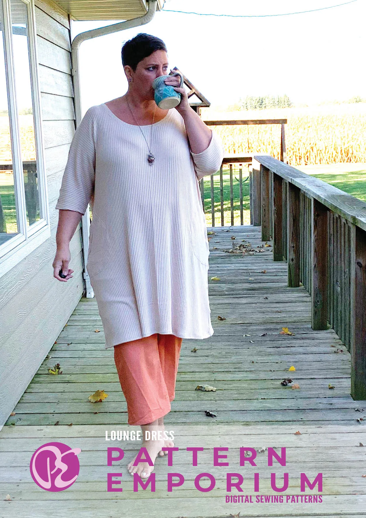 Lounge Dress | Relaxed Fit Dress Sewing Pattern