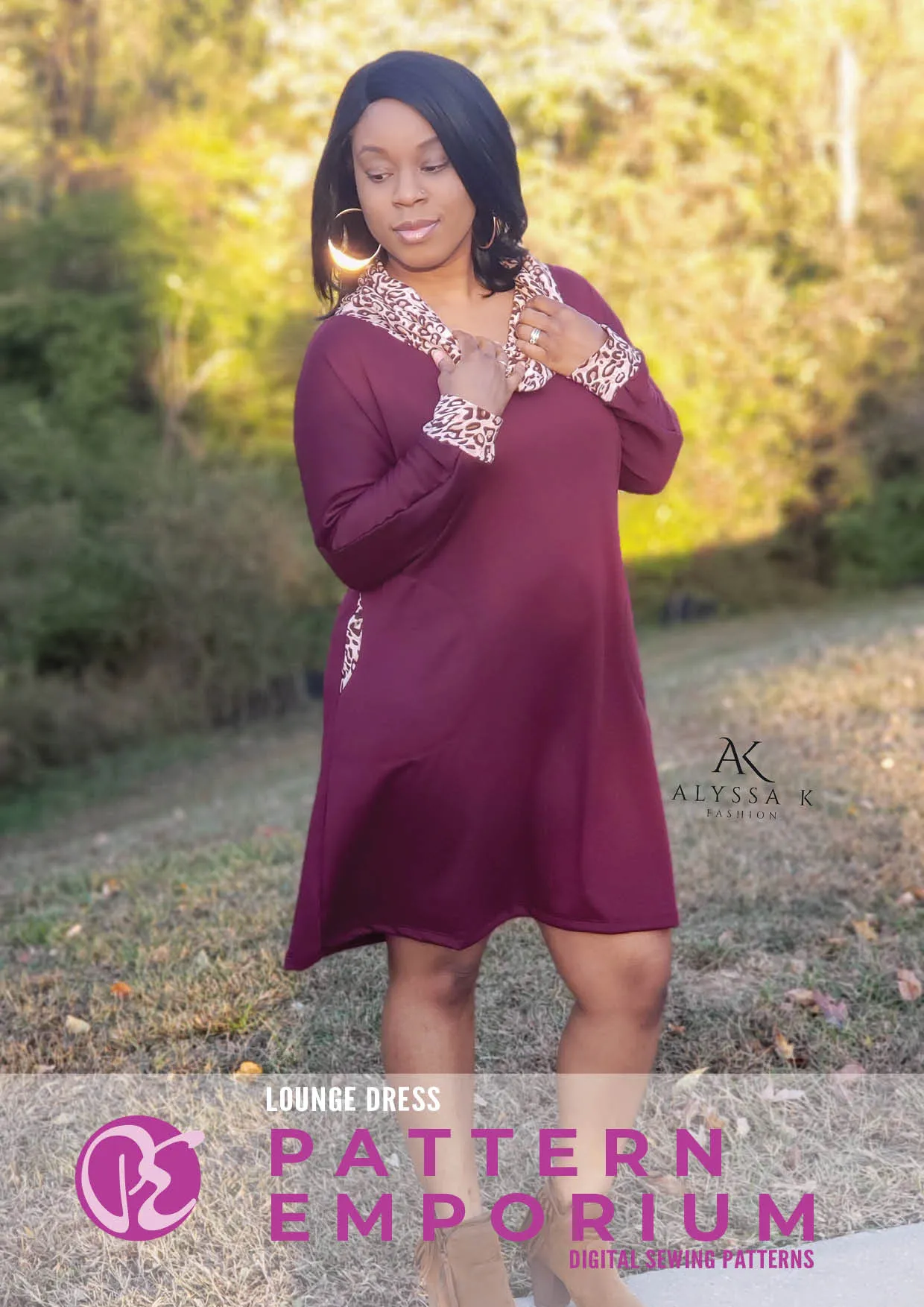 Lounge Dress | Relaxed Fit Dress Sewing Pattern