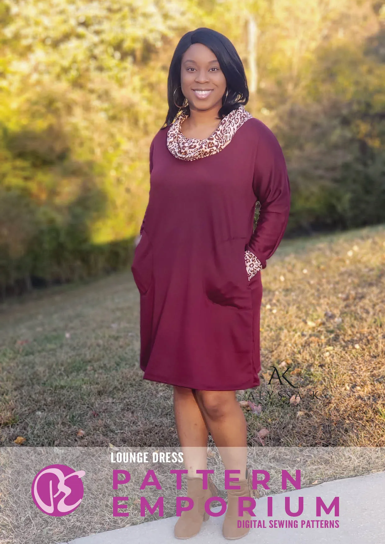 Lounge Dress | Relaxed Fit Dress Sewing Pattern