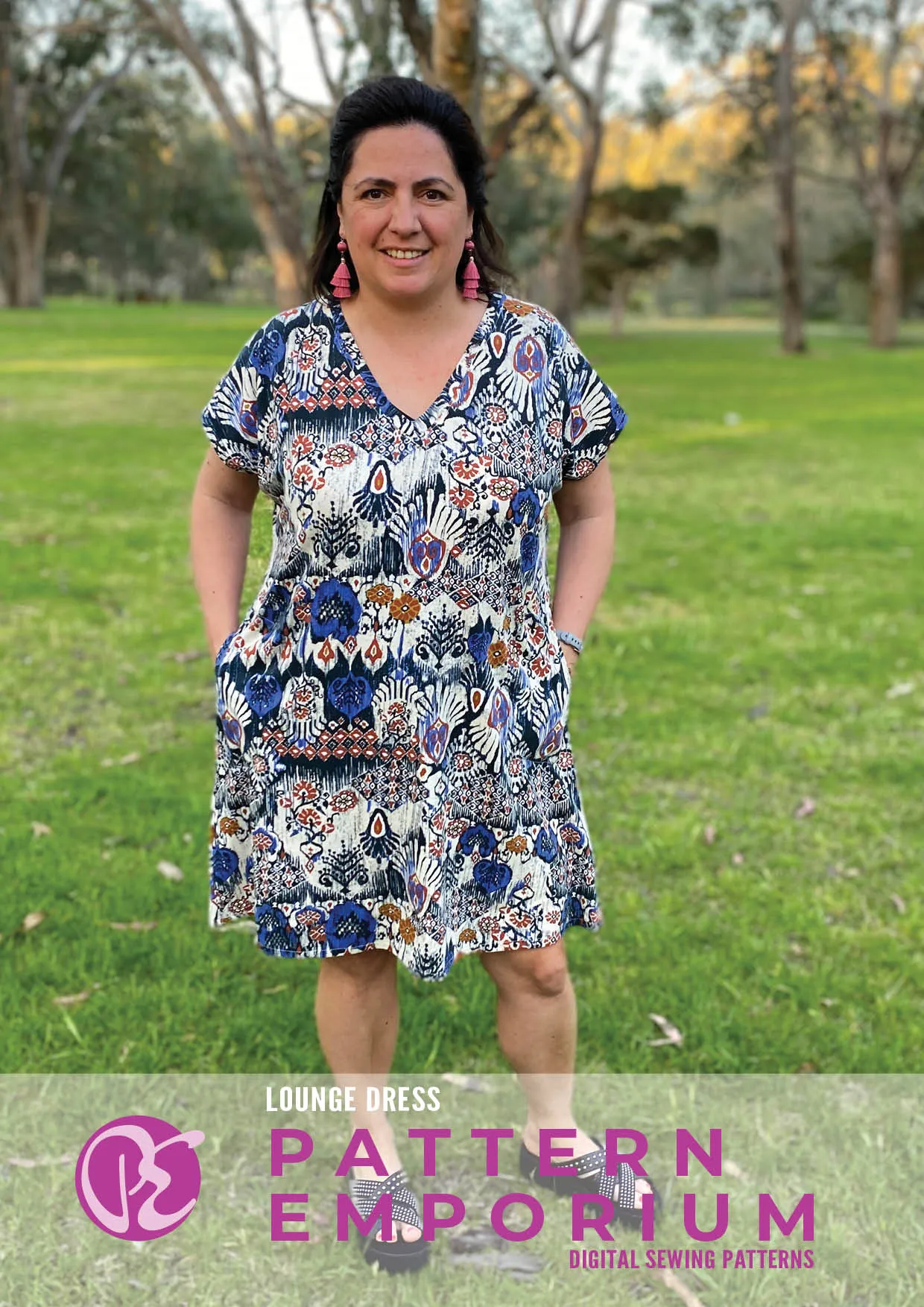 Lounge Dress | Relaxed Fit Dress Sewing Pattern