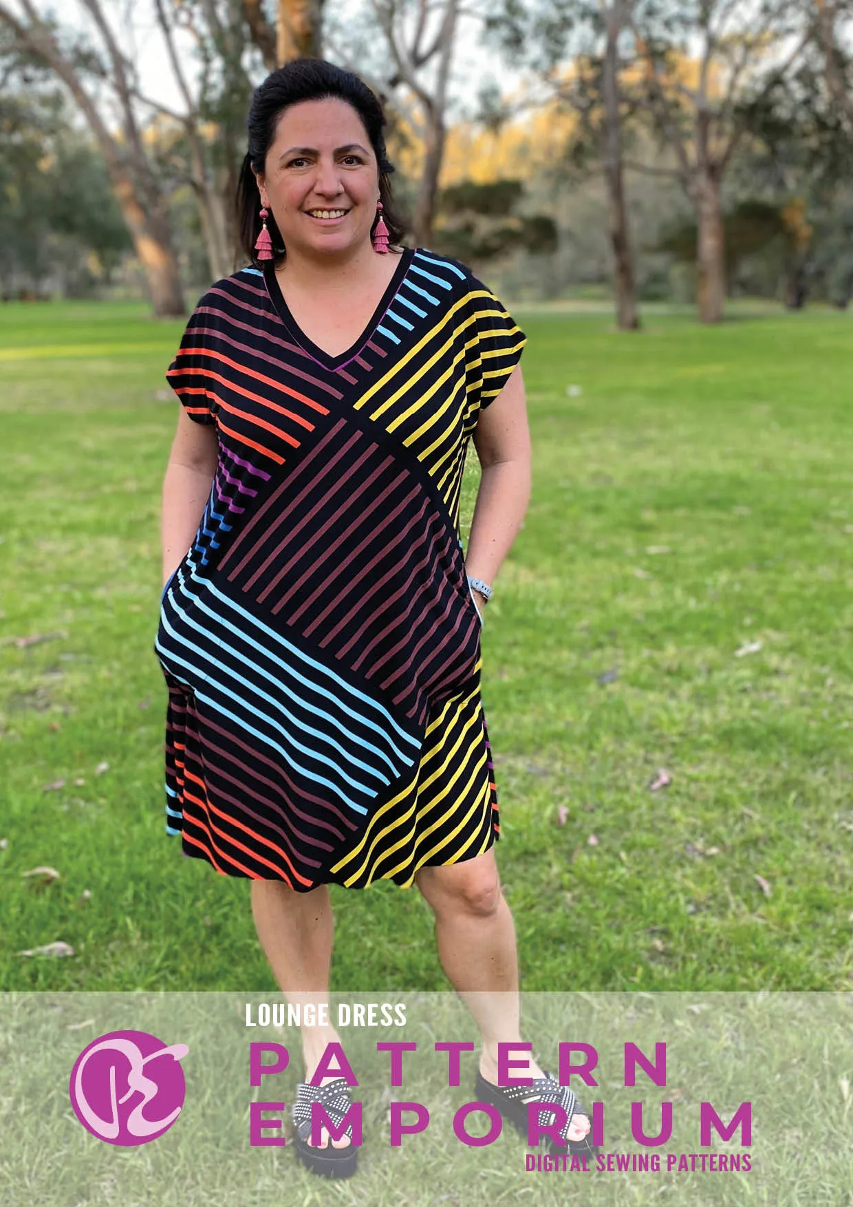 Lounge Dress | Relaxed Fit Dress Sewing Pattern