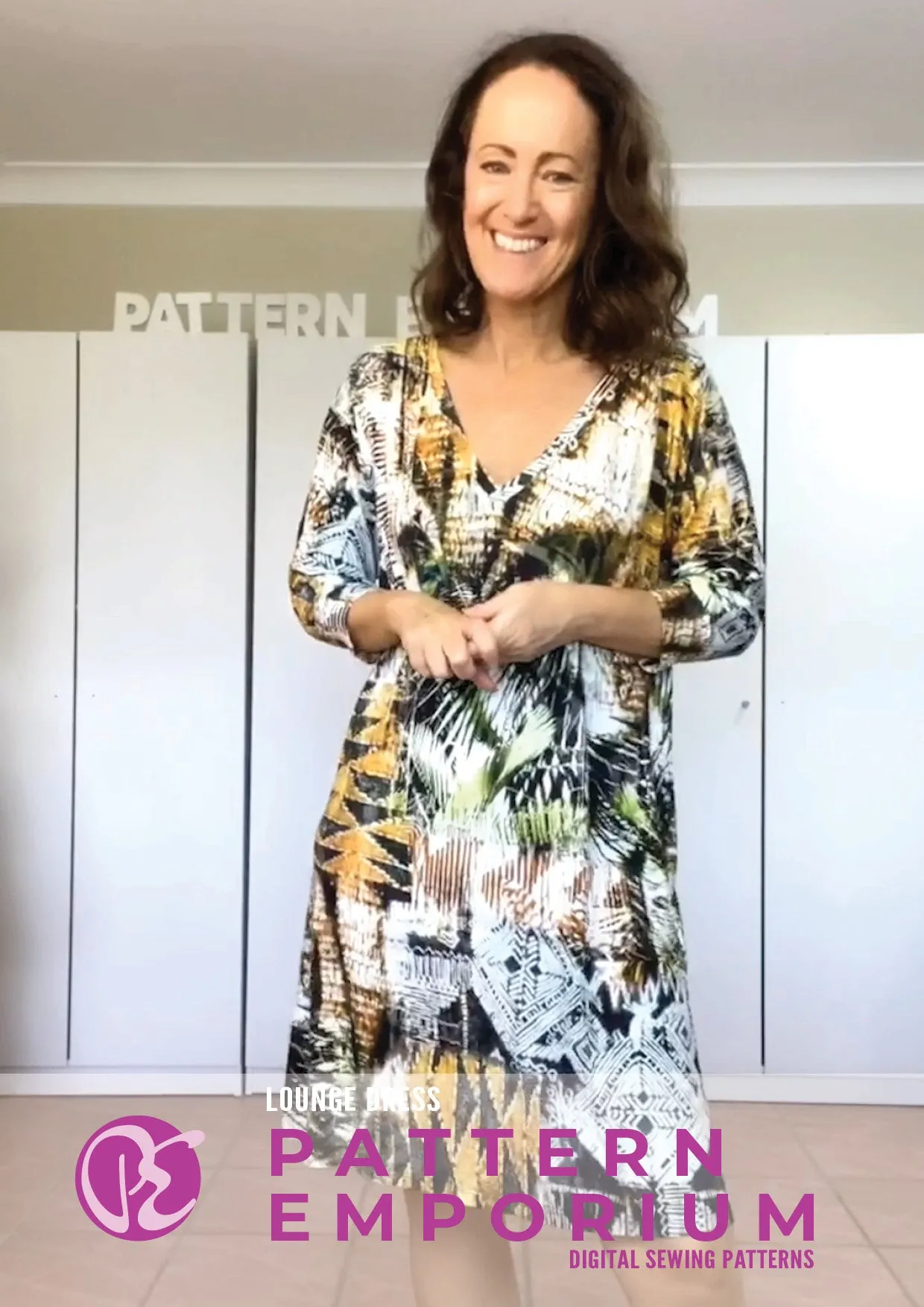 Lounge Dress | Relaxed Fit Dress Sewing Pattern