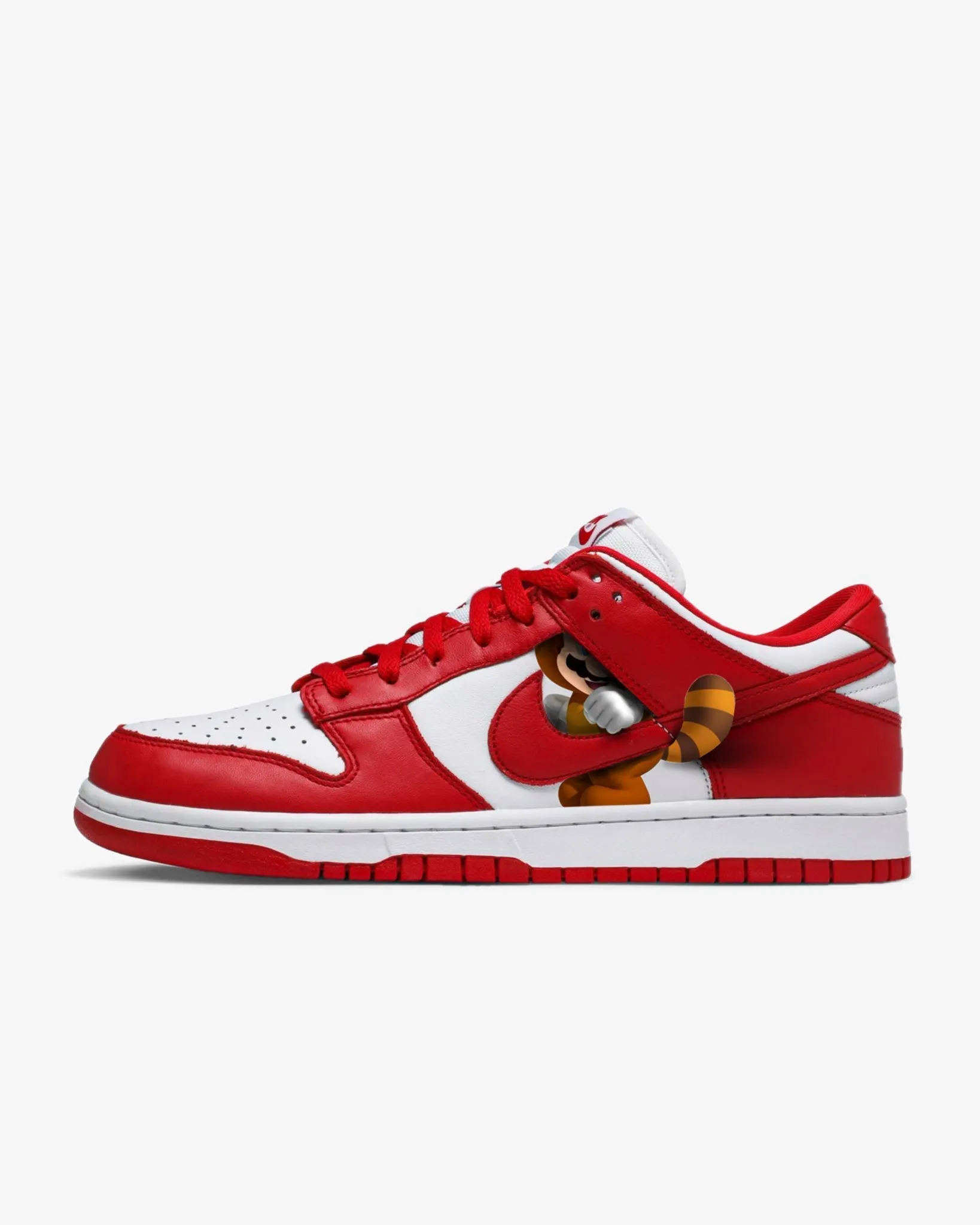 Mario Red Dunk Low "Too Fly"