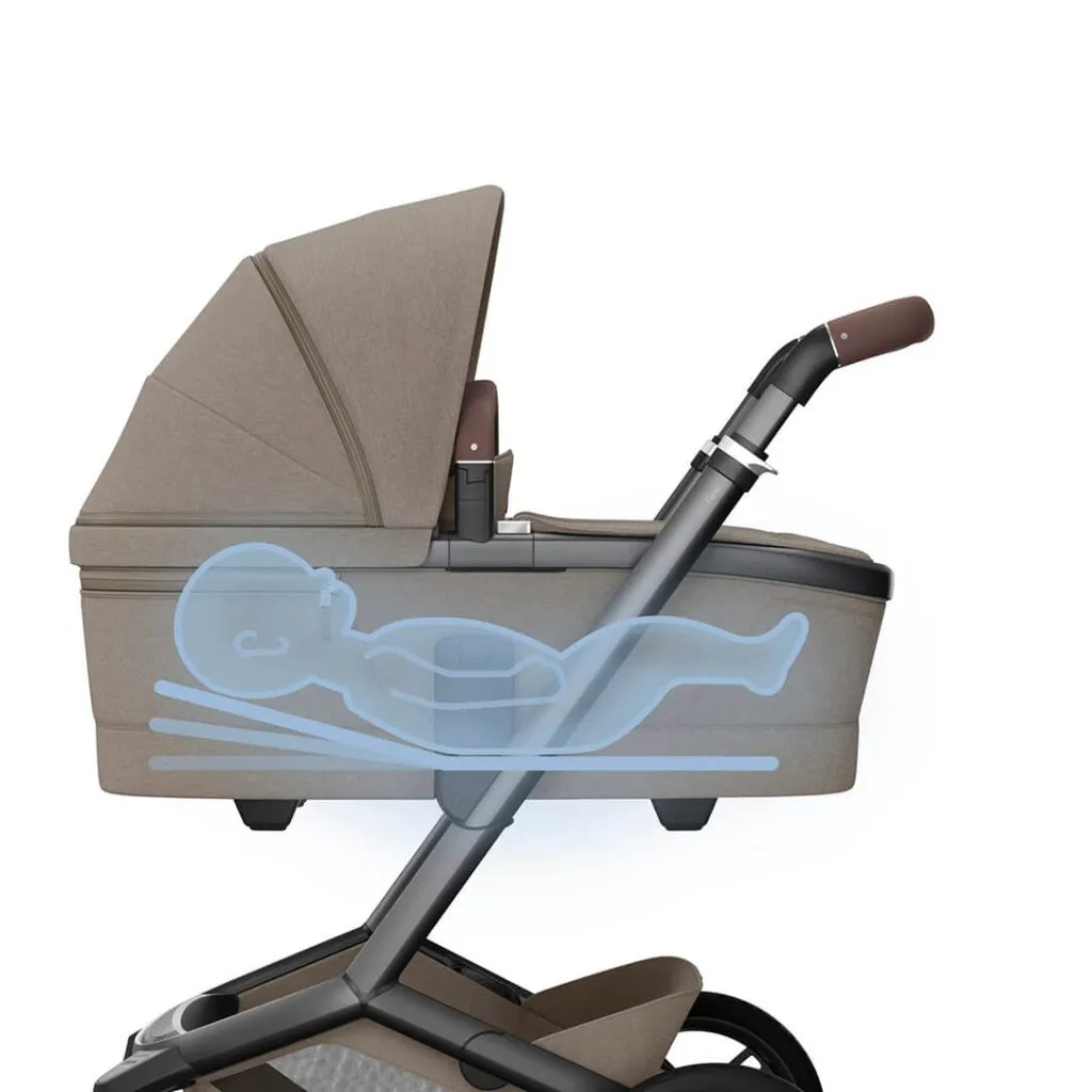 MAXI COSI Fame Stroller - Twillic Truffle (Black Wheels)