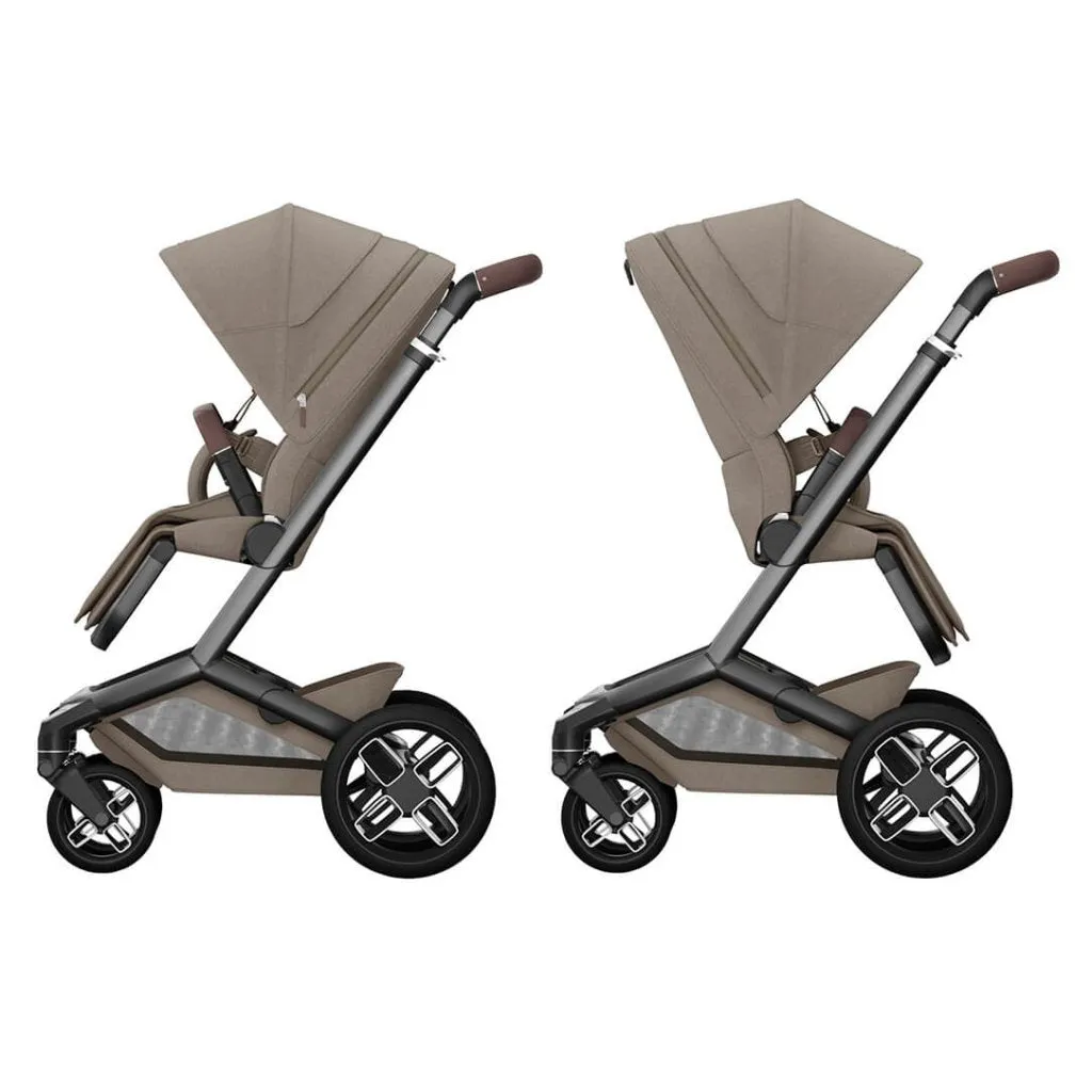 MAXI COSI Fame Stroller - Twillic Truffle (Black Wheels)