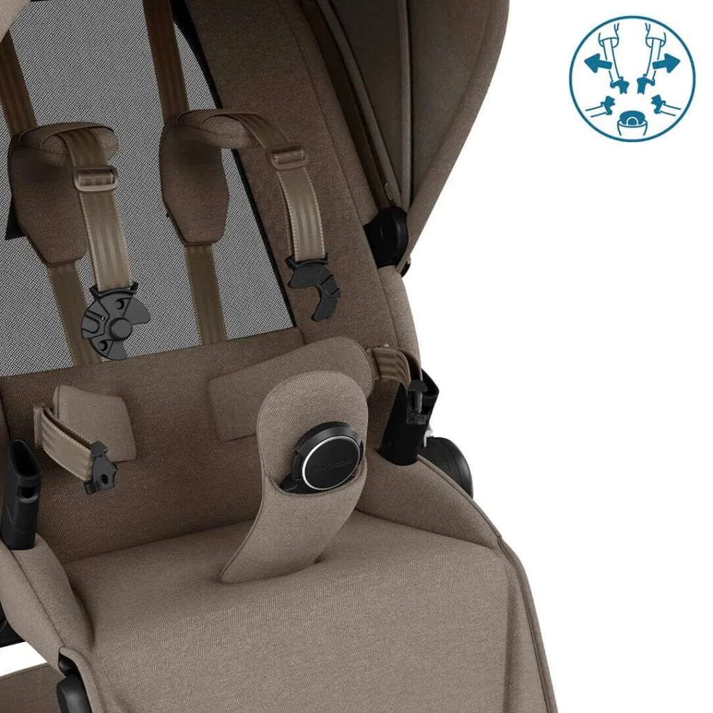MAXI COSI Fame Stroller - Twillic Truffle (Black Wheels)